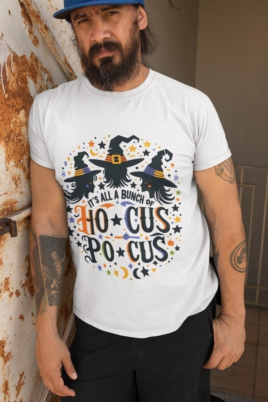 Halloween T-Shirt Hocus Pocus Witches Gift Girlfriend Mother Unisex
